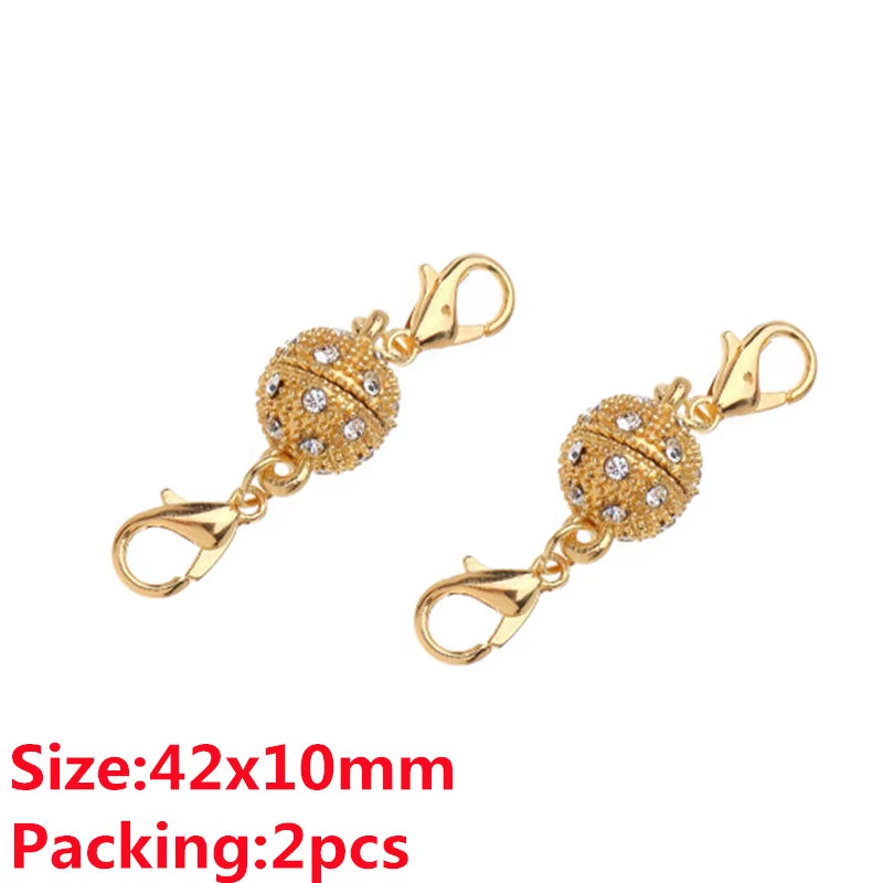 Louleur Magnetic Clasps for Jewelry Making DIY Bracelet Necklace Magnet Clasp Connector Buckle Fasteners Accessories Wholesale