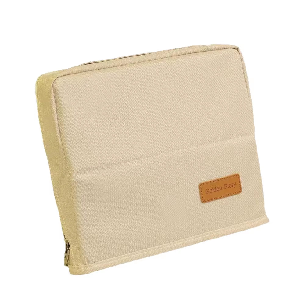 Vertical Makeup Bag Standable Large Capacity Skincare Storage Bag Partitioned Multi-Compartment Cosmetic Organizer Women