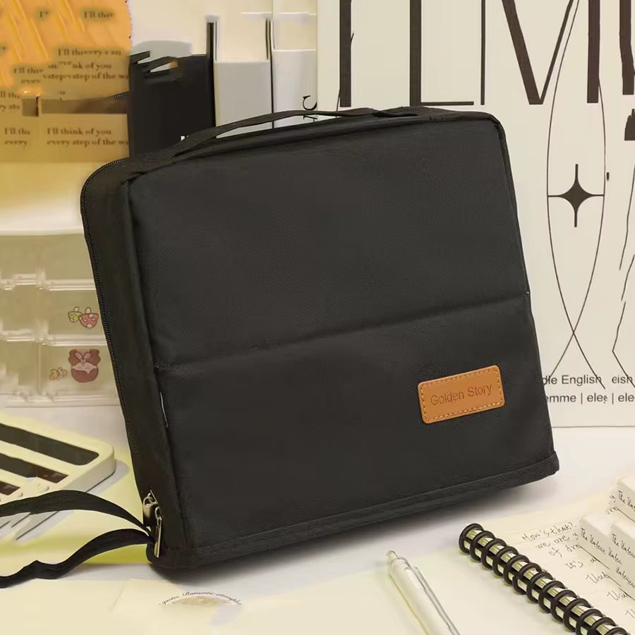 Vertical Makeup Bag Standable Large Capacity Skincare Storage Bag Partitioned Multi-Compartment Cosmetic Organizer Women