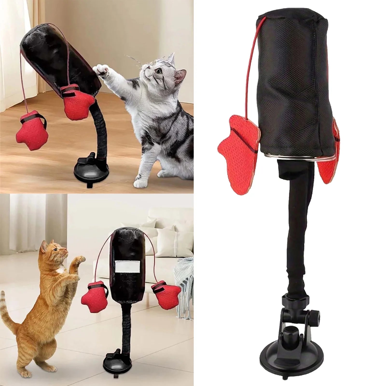 Get Ready to Rumble: The Purr-fect Cat Punching Bag Toy for Feline Fighters!