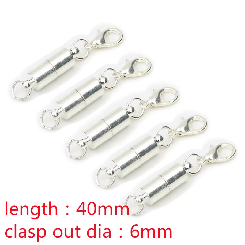 Louleur Magnetic Clasps for Jewelry Making DIY Bracelet Necklace Magnet Clasp Connector Buckle Fasteners Accessories Wholesale