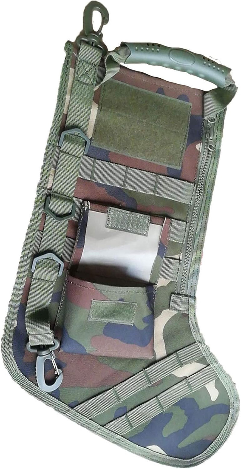 Tactical Christmas Stocking Backpacks Decoration Ruck-Up Hanging Hunting Storage Molle Pouch Bag Accessories