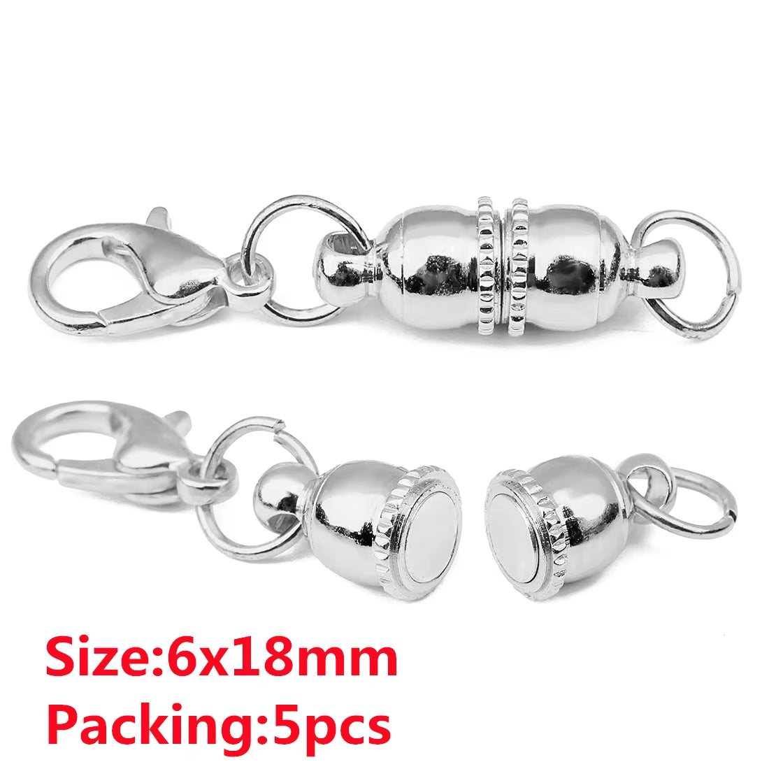 Louleur Magnetic Clasps for Jewelry Making DIY Bracelet Necklace Magnet Clasp Connector Buckle Fasteners Accessories Wholesale