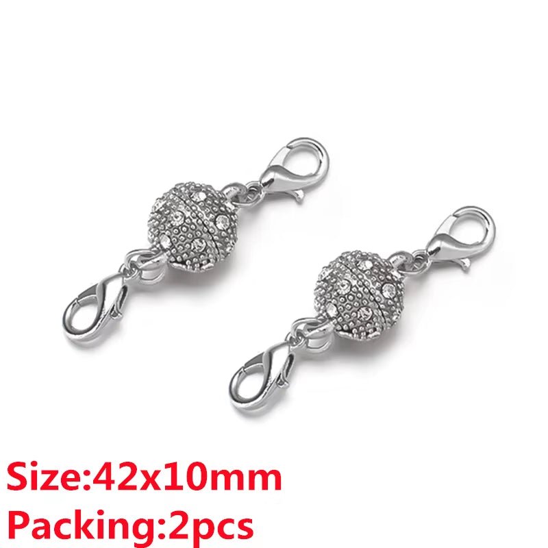 Louleur Magnetic Clasps for Jewelry Making DIY Bracelet Necklace Magnet Clasp Connector Buckle Fasteners Accessories Wholesale