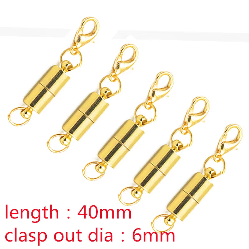 Louleur Magnetic Clasps for Jewelry Making DIY Bracelet Necklace Magnet Clasp Connector Buckle Fasteners Accessories Wholesale