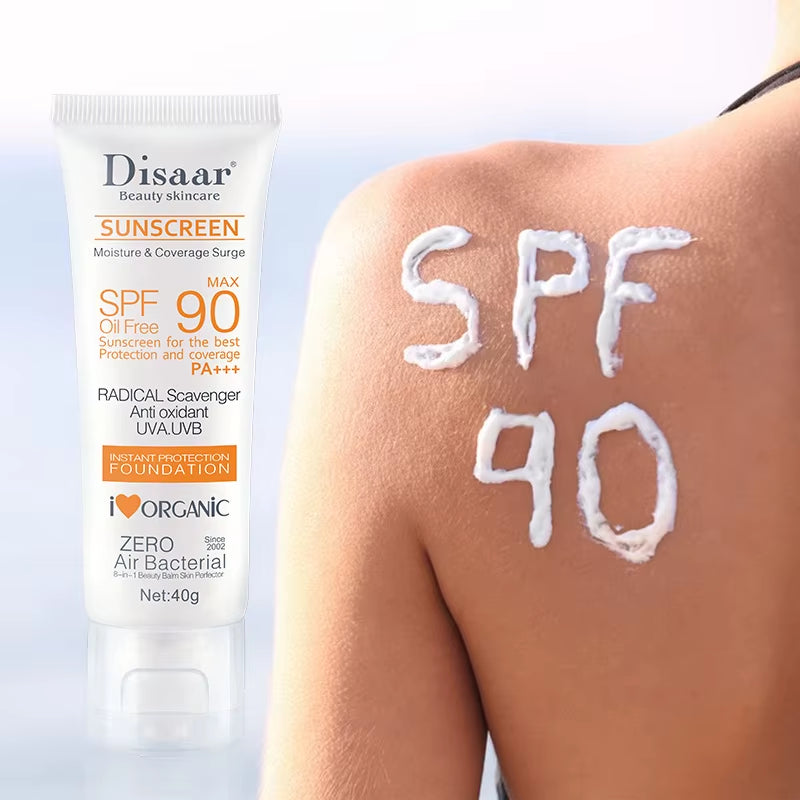 Facial Body Sunscreen Waterproof SPF 90+UV Sun Cream Sunblock Skin Protective Cream anti Sun Facial Seaside Protection Cream