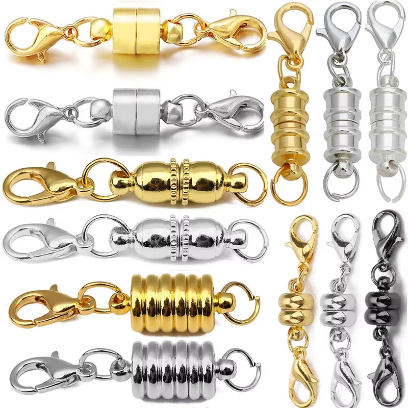Louleur Magnetic Clasps for Jewelry Making DIY Bracelet Necklace Magnet Clasp Connector Buckle Fasteners Accessories Wholesale